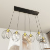 Lampa wisząca NANDO 6 BL GOLD 1368/6 EMIBIG