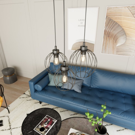 Lampa wisząca NANDO 3PREM BL 1369/3PREM EMIBIG