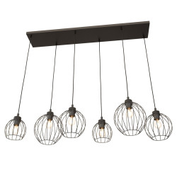Lampa wisząca NANDO 6 BL 1369/6 EMIBIG