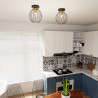 Lampa sufitowa NEST 1 BL GOLD 1370/1 EMIBIG