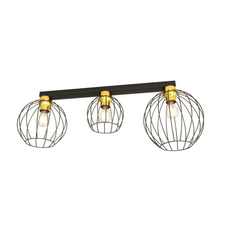 Lampa sufitowa NEST 3 BL GOLD 1370/3 EMIBIG