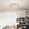 Lampa sufitowa NEST 3 BL GOLD 1370/3 EMIBIG
