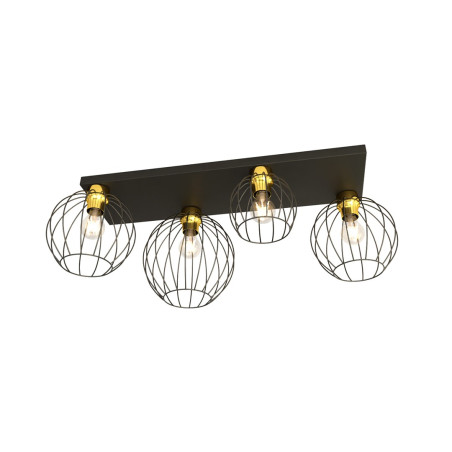 Lampa sufitowa NEST 4 BL GOLD 1370/4 EMIBIG