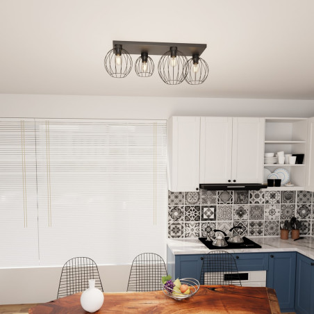 Lampa sufitowa NEST 4 BL 1371/4 EMIBIG