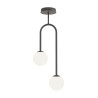 Lampa wisząca ATRIA 2 BL OPAL 1383/2 EMIBIG