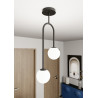 Lampa wisząca ATRIA 2 BL OPAL 1383/2 EMIBIG