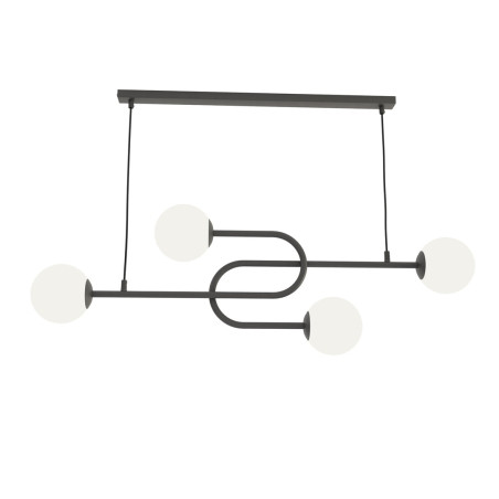Lampa wisząca ATRIA 4 BL OPAL 1383/4 EMIBIG