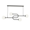 Lampa wisząca ATRIA 4 BL OPAL 1383/4 EMIBIG