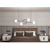 Lampa wisząca ATRIA 4 BL OPAL 1383/4 EMIBIG
