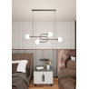 Lampa wisząca ATRIA 4 BL OPAL 1383/4 EMIBIG
