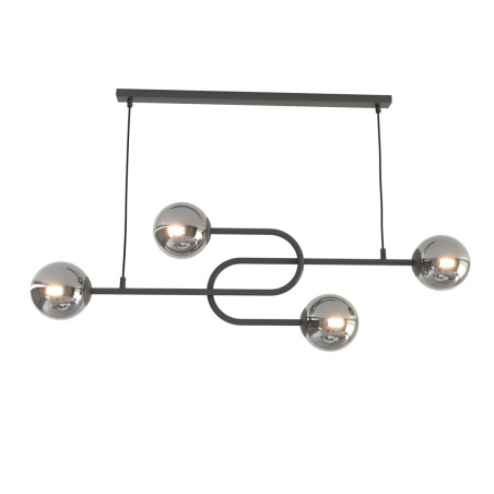 Lampa wisząca ATRIA 4 BL GRAFIT 1384/4 EMIBIG