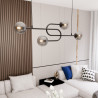 Lampa wisząca ATRIA 4 BL GRAFIT 1384/4 EMIBIG