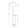 Lampa podłogowa HOTEL LP1 BEIGE 1421/LP1 EMIBIG