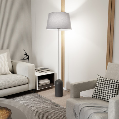 Lampa podłogowa PEARL LP1 GRAY 1420/LP1 EMIBIG
