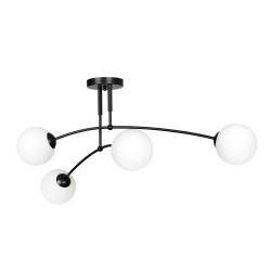 Lampa sufitowa  PREGOS 4 BLACK 670/4 EMIBIG