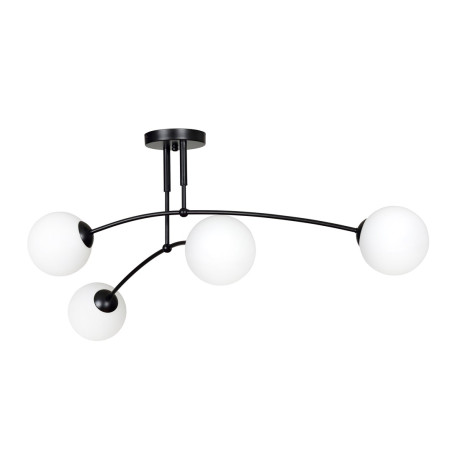 Lampa sufitowa  PREGOS 4 BLACK 670/4 EMIBIG