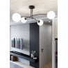 Lampa sufitowa  PREGOS 4 BLACK 670/4 EMIBIG