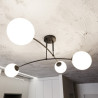 Lampa sufitowa  PREGOS 4 BLACK 670/4 EMIBIG