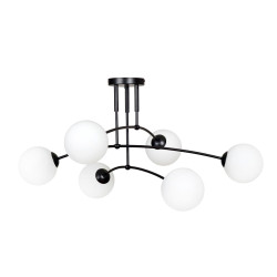 Lampa sufitowa  PREGOS 6 BLACK 670/6 EMIBIG