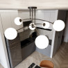 Lampa sufitowa  PREGOS 6 BLACK 670/6 EMIBIG