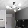 Lampa sufitowa  PREGOS 6 BLACK 670/6 EMIBIG