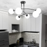 Lampa sufitowa  PREGOS 6 BLACK 670/6 EMIBIG