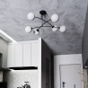 Lampa sufitowa  PREGOS 6 BLACK 670/6 EMIBIG