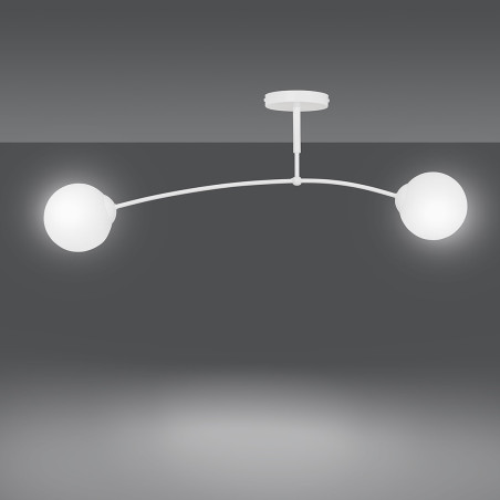 Lampa sufitowa  PREGOS 2 WHITE 671/2 EMIBIG