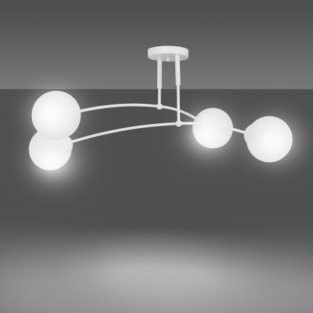 Lampa sufitowa  PREGOS 4 WHITE 671/4 EMIBIG