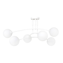 Lampa sufitowa  PREGOS 6 WHITE 671/6 EMIBIG