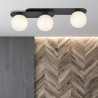Lampa sufitowa  PLAZA 3 BLACK/OPAL 1118/3 EMIBIG