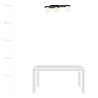 Lampa sufitowa  PLAZA 3 BLACK/OPAL 1118/3 EMIBIG