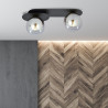 Lampa sufitowa  PLAZA 2 BLACK/GRAFIT 1119/2 EMIBIG
