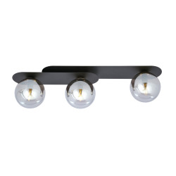 Lampa sufitowa  PLAZA 3 BLACK/GRAFIT 1119/3 EMIBIG