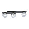 Lampa sufitowa  PLAZA 3 BLACK/GRAFIT 1119/3 EMIBIG