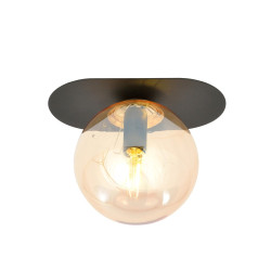 Lampa sufitowa  PLAZA 1 BLACK/MIODOWY 1120/1 EMIBIG