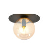 Lampa sufitowa  PLAZA 1 BLACK/MIODOWY 1120/1 EMIBIG