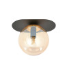 Lampa sufitowa  PLAZA 1 BLACK/MIODOWY 1120/1 EMIBIG