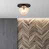 Lampa sufitowa  PLAZA 1 BLACK/MIODOWY 1120/1 EMIBIG