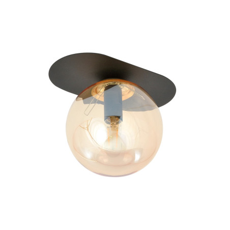 Lampa sufitowa  PLAZA 1 BLACK/MIODOWY 1120/1 EMIBIG
