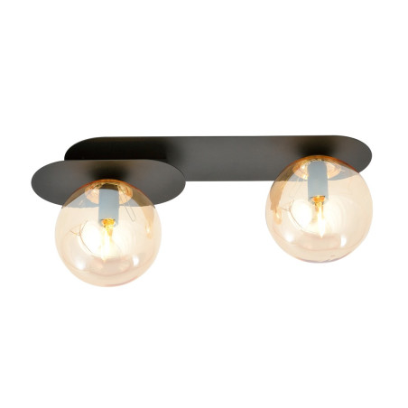 Lampa sufitowa  PLAZA 2 BLACK/MIODOWY 1120/2 EMIBIG