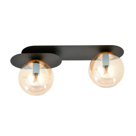 Lampa sufitowa  PLAZA 2 BLACK/MIODOWY 1120/2 EMIBIG