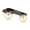 Lampa sufitowa  PLAZA 2 BLACK/MIODOWY 1120/2 EMIBIG