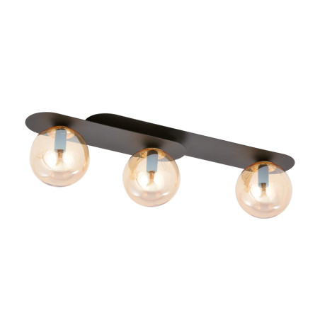 Lampa sufitowa  PLAZA 3 BLACK/MIODOWY 1120/3 EMIBIG
