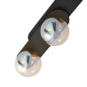 Lampa sufitowa  PLAZA 3 BLACK/MIODOWY 1120/3 EMIBIG