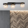 Lampa sufitowa  PLAZA 3 BLACK/MIODOWY 1120/3 EMIBIG