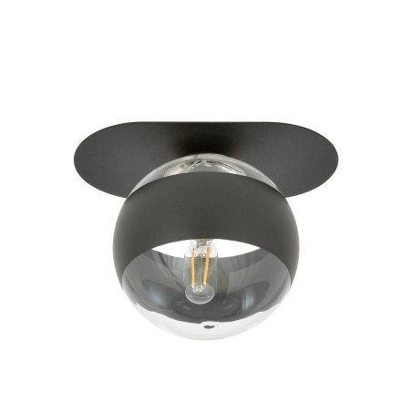 Lampa sufitowa  PLAZA 1 BLACK/STRIPE 1121/1 EMIBIG