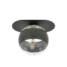 Lampa sufitowa  PLAZA 1 BLACK/STRIPE 1121/1 EMIBIG