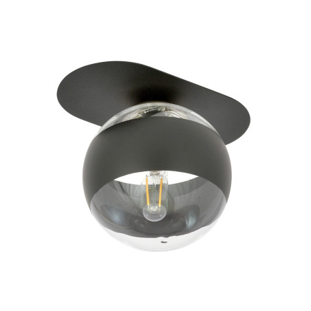 Lampa sufitowa  PLAZA 1 BLACK/STRIPE 1121/1 EMIBIG