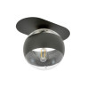 Lampa sufitowa  PLAZA 1 BLACK/STRIPE 1121/1 EMIBIG